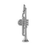 950 Platinum - Tube Trumpet Charm