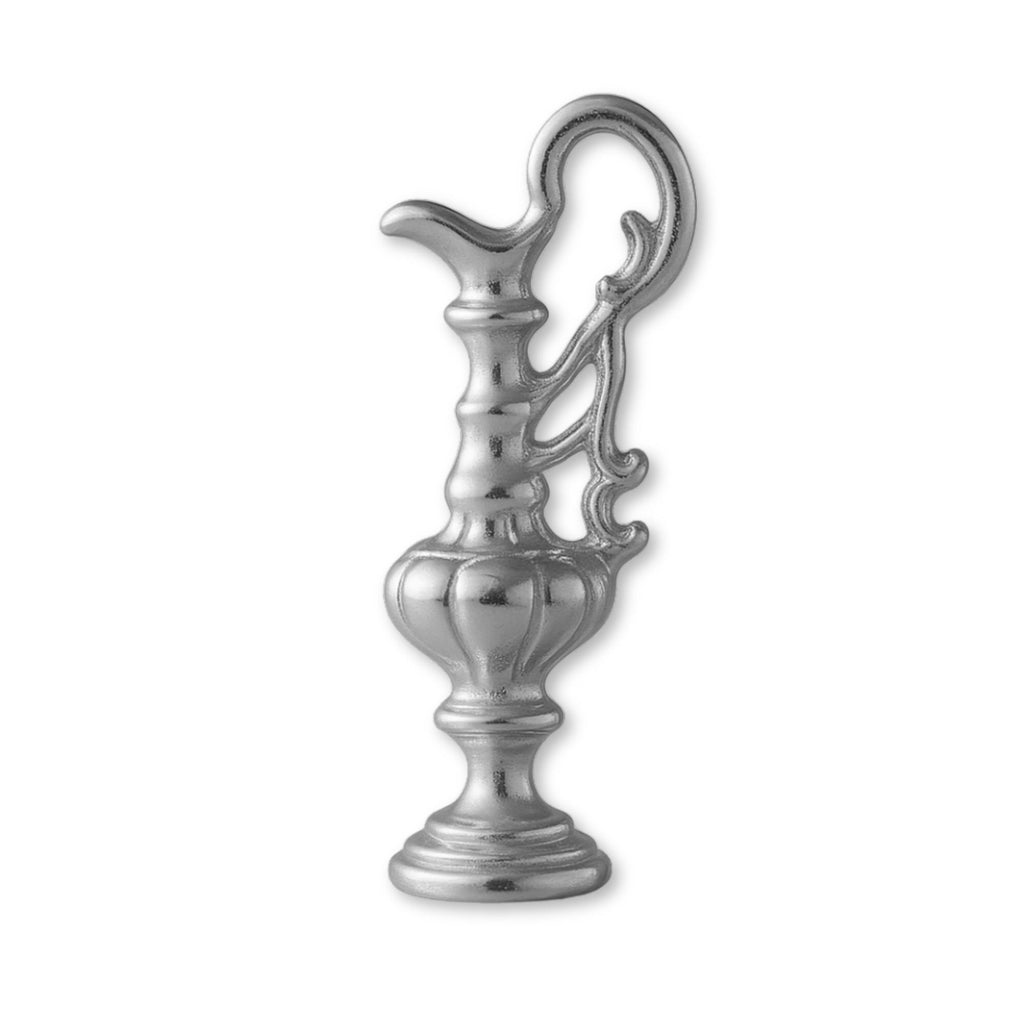 950 Platinum - Ornate Ewer Pitcher Charm
