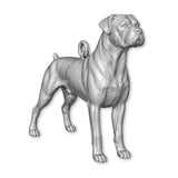 950 Platinum - Boxer Dog Charm