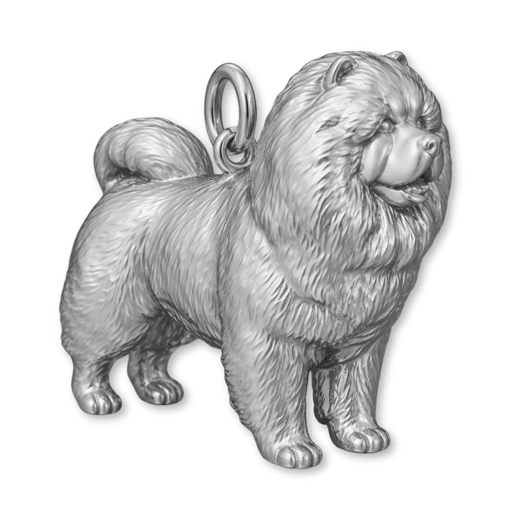 950 Platinum - Chow Chow Dog Charm