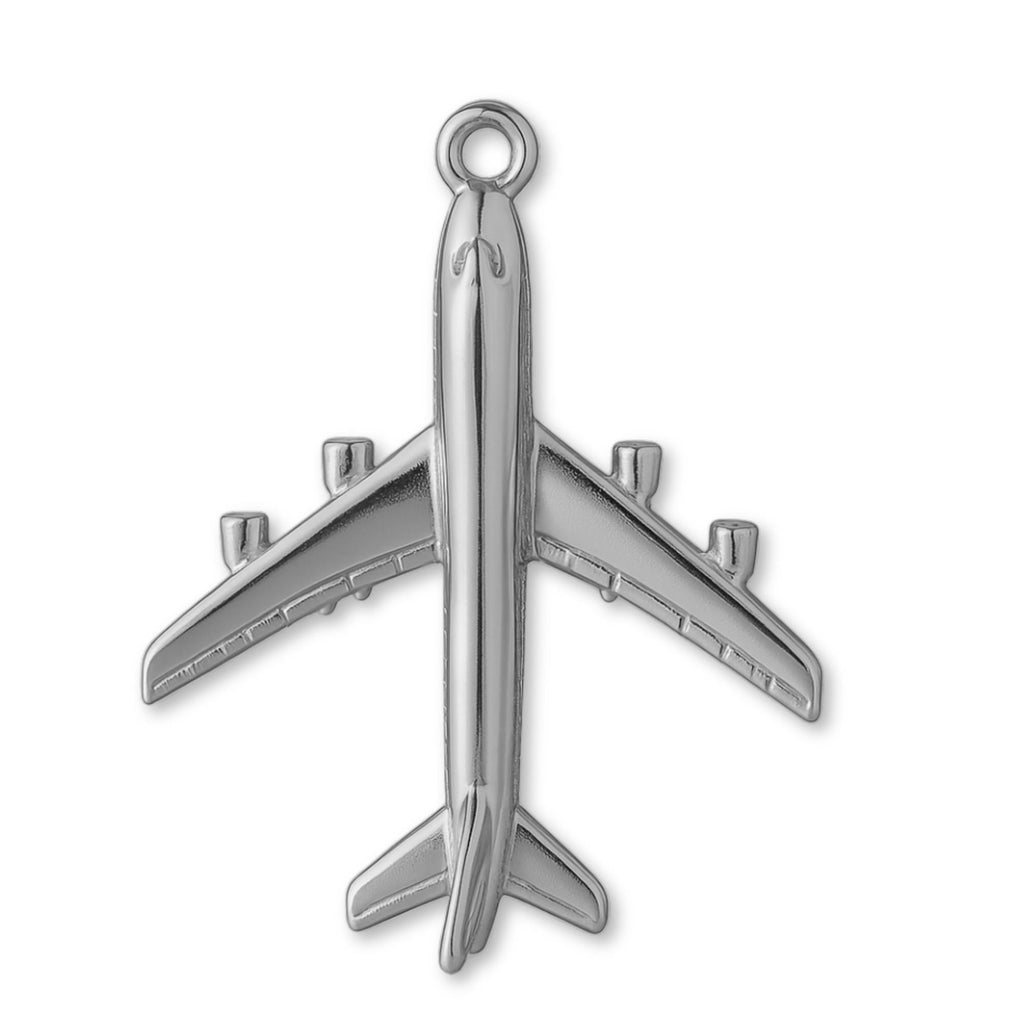 950 Platinum - Passenger Plane Charm