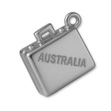 950 Platinum - Australia Suitcase Charm
