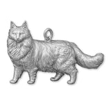 950 Platinum - Norwegian Forest Cat Charm