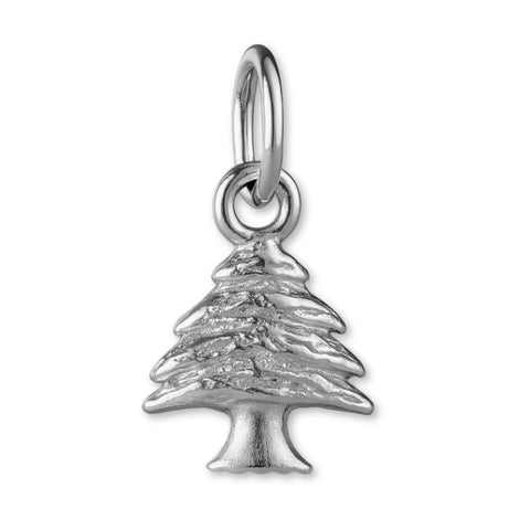 950 Platinum - Mini Christmas Tree Charm