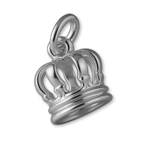 950 Platinum - Regal Crown Charm