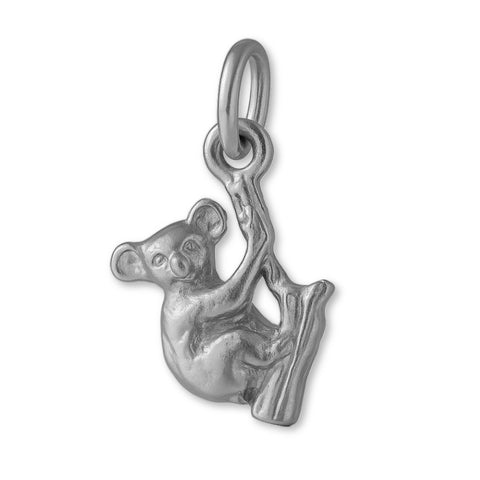 950 Platinum - Koala Climbing Tree Charm