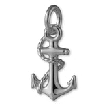 950 Platinum - Roped Anchor Charm
