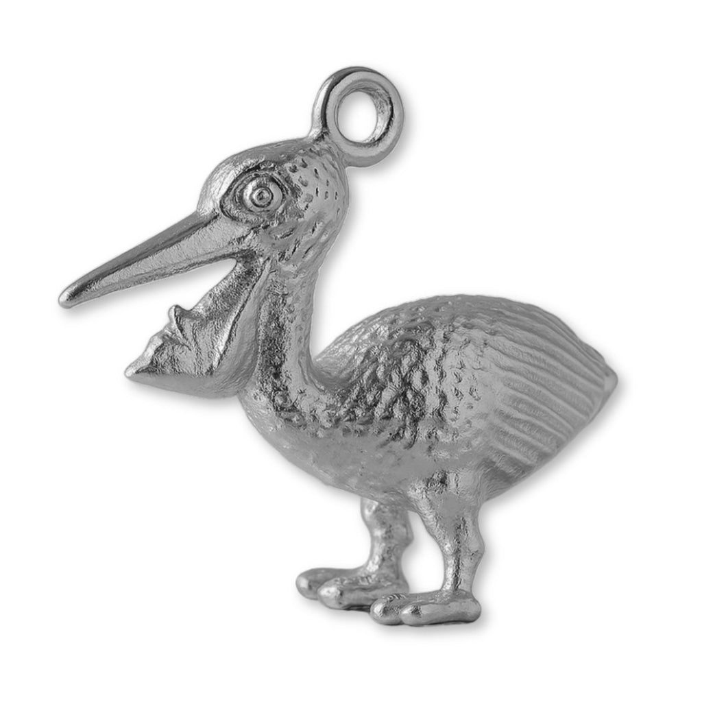 950 Platinum - Australian Pelican Charm