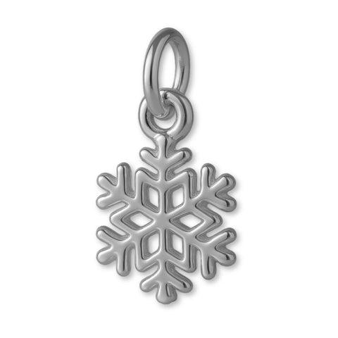 950 Platinum - Classic Snowflake Charm