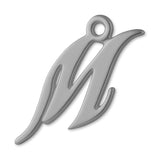 950 Platinum - Cursive Letter Charm