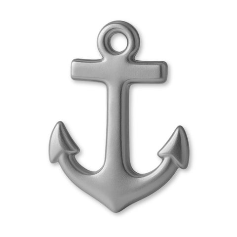 950 Platinum - Traditional Anchor Charm