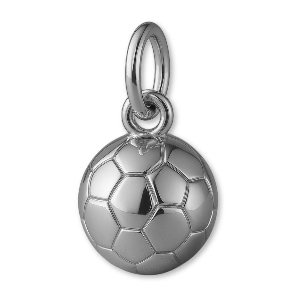950 Platinum - Soccer Ball Charm