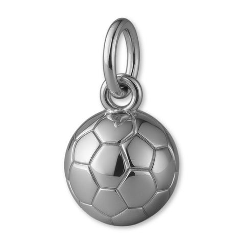 950 Platinum - Soccer Ball Charm