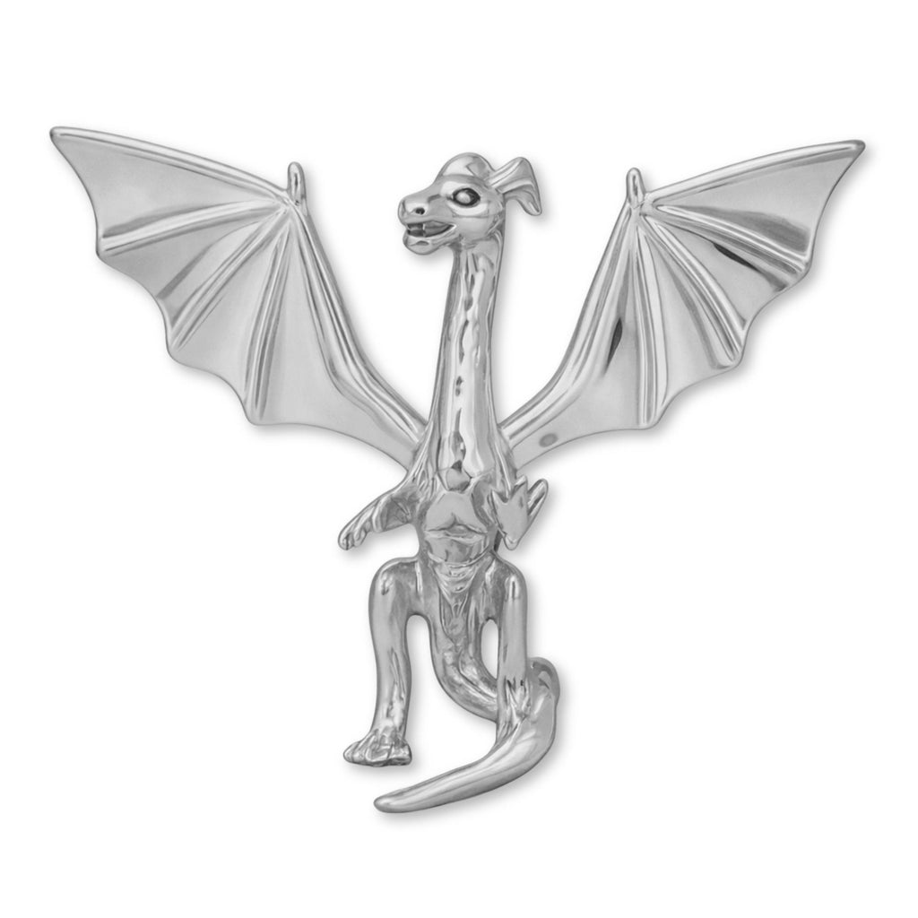 950 Platinum - Flying Dragon Charm