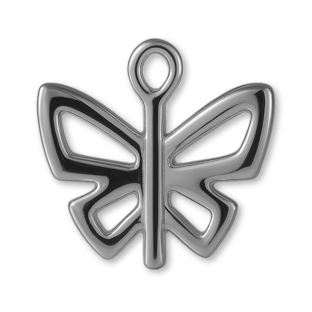 950 Platinum - Petite Butterfly Charm