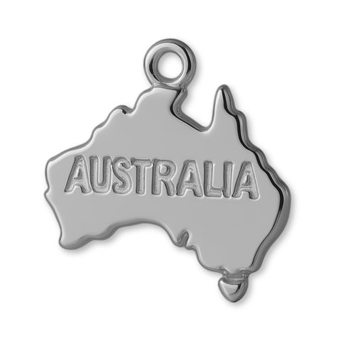 950 Platinum - Mini Australia Charm