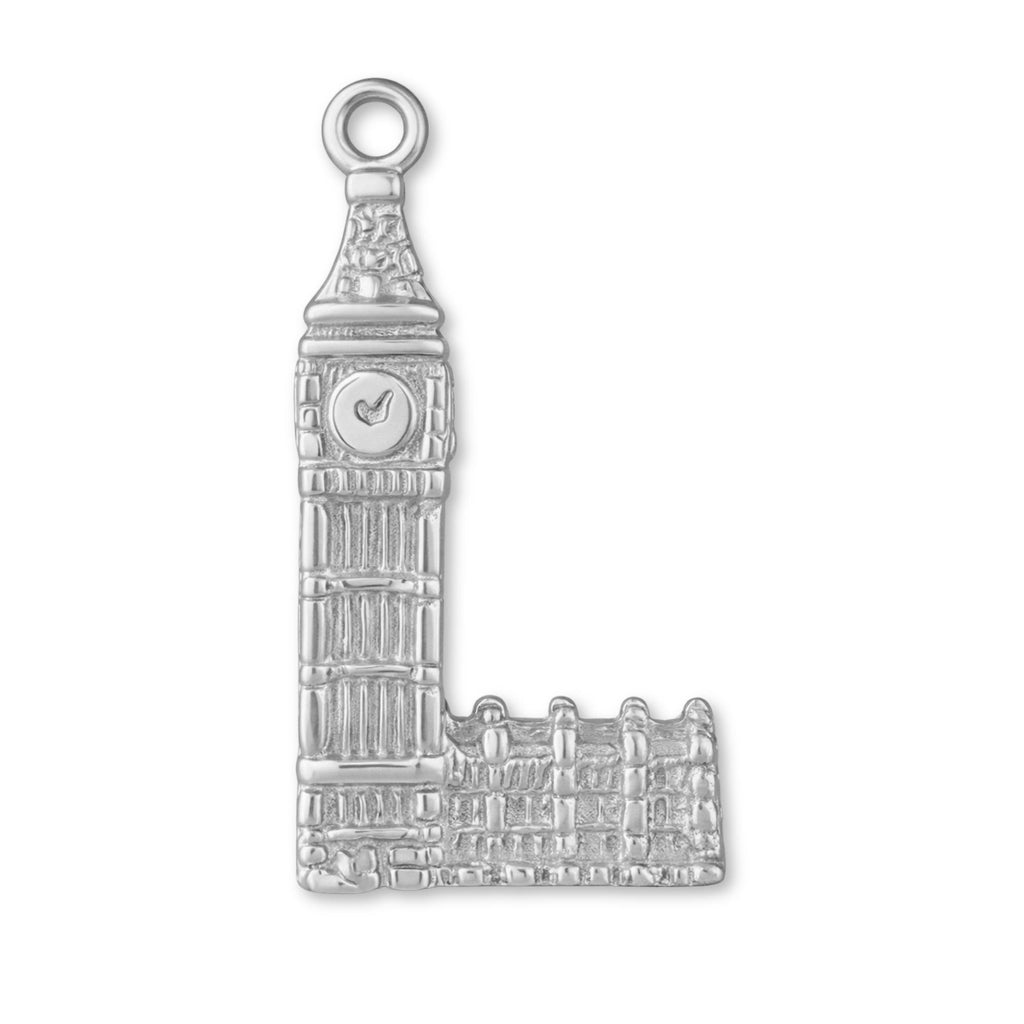 950 Platinum - Big Ben Tower Charm