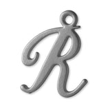 950 Platinum - Cursive Letter Charm