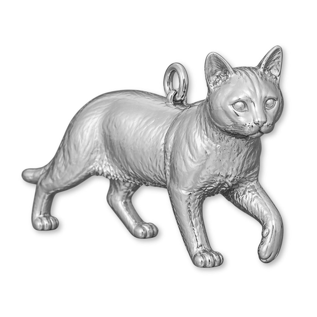 950 Platinum - Bengal Cat Charm