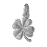 950 Platinum - Ornate Four-Leaf Clover Charm