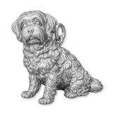 950 Platinum - Maltese Dog Charm