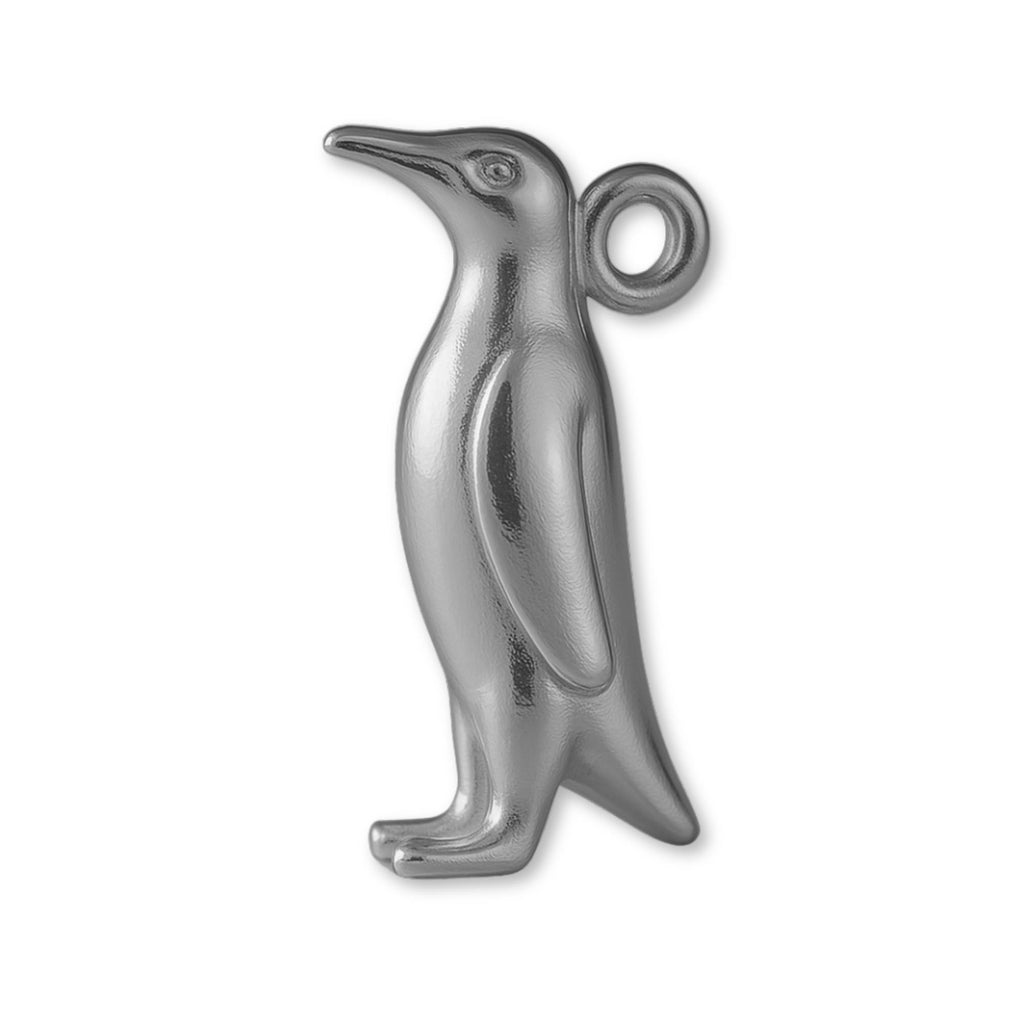 950 Platinum - King Penguin Charm