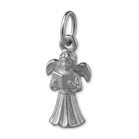 950 Platinum - Christmas Carol Angel Charm