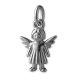 950 Platinum - Festive Angel Figurine Charm