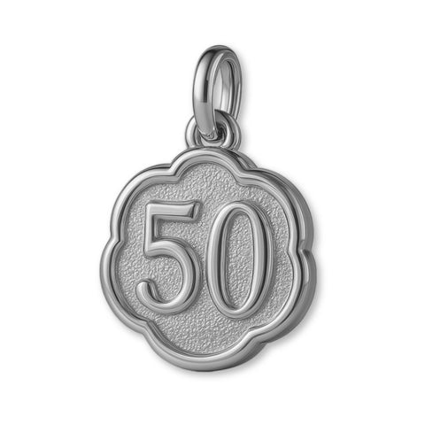 950 Platinum - 50th Clover Charm