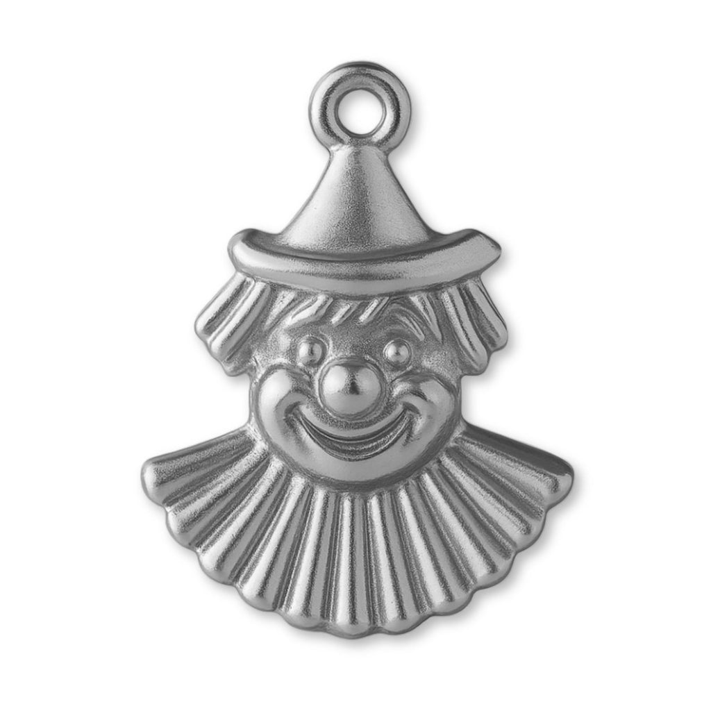 950 Platinum - Carnival Clown Charm