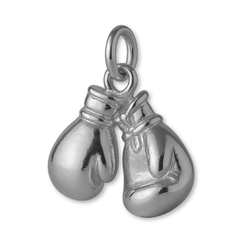 950 Platinum - Vintage Boxing Gloves Charm