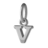 950 Platinum - Petite Letter Charm