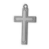 950 Platinum - Artisan Crucifix Charm