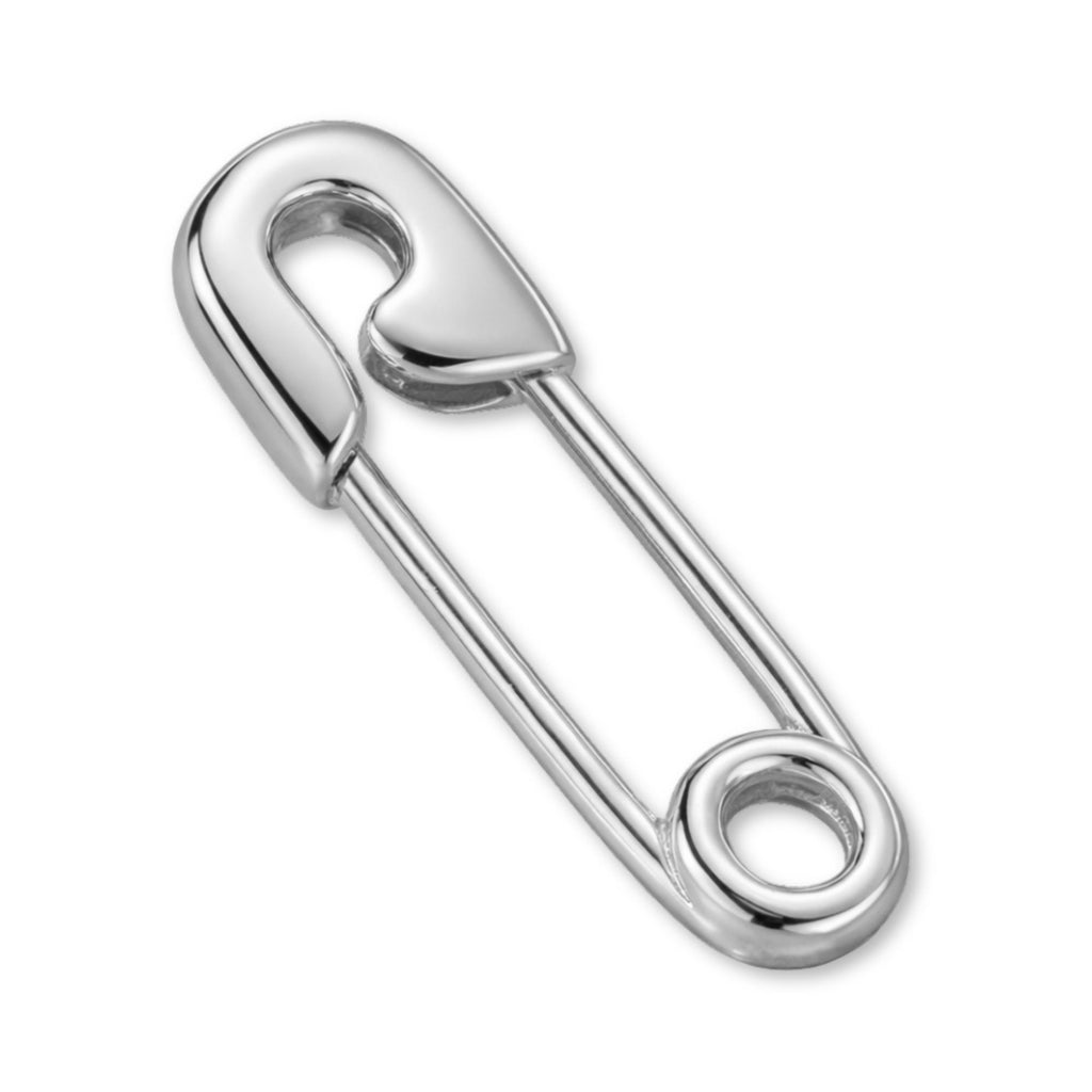 950 Platinum - Safety Pin Charm
