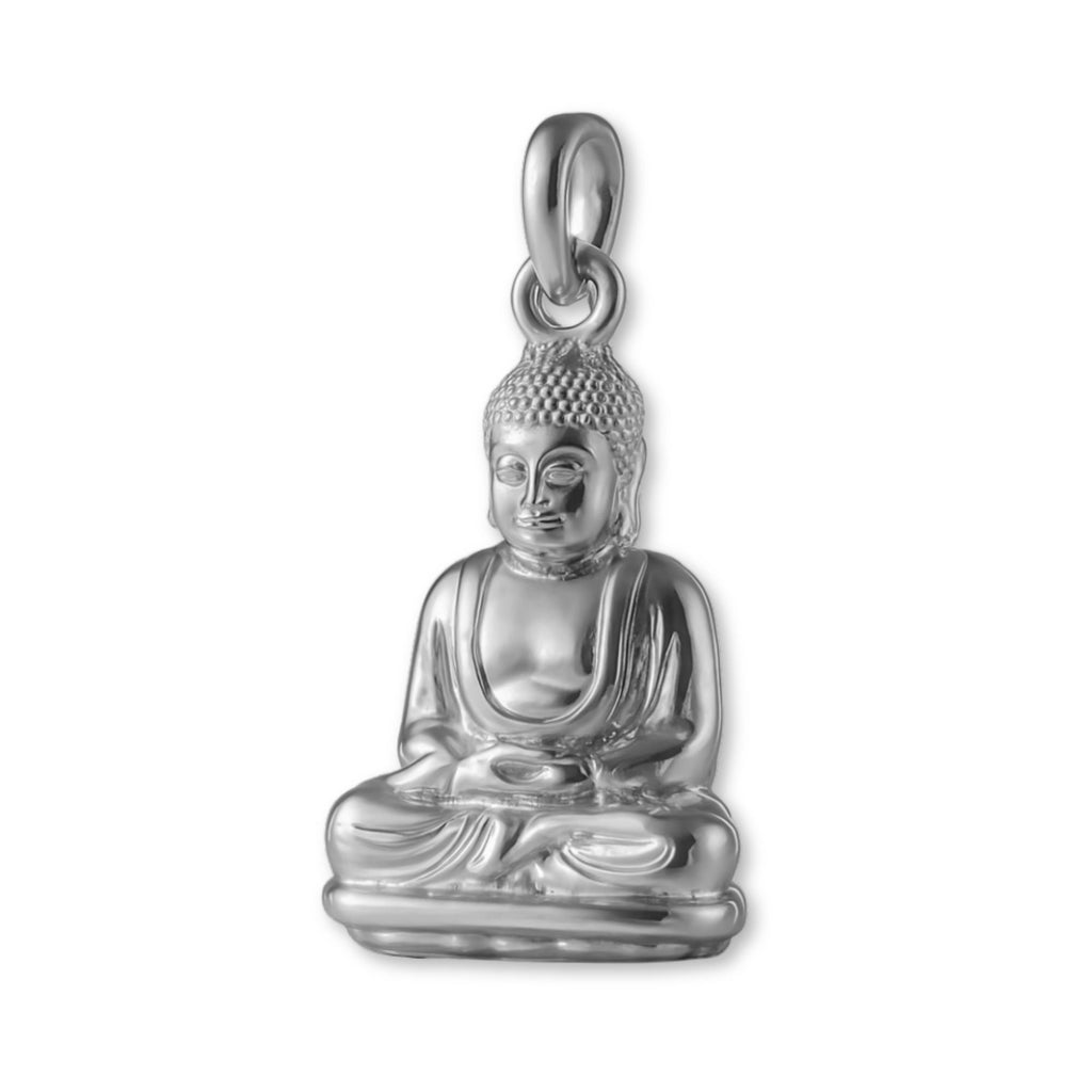 950 Platinum - Seated Buddha Charm