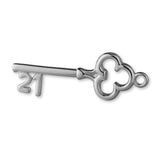 950 Platinum - 21 Clover Key Charm