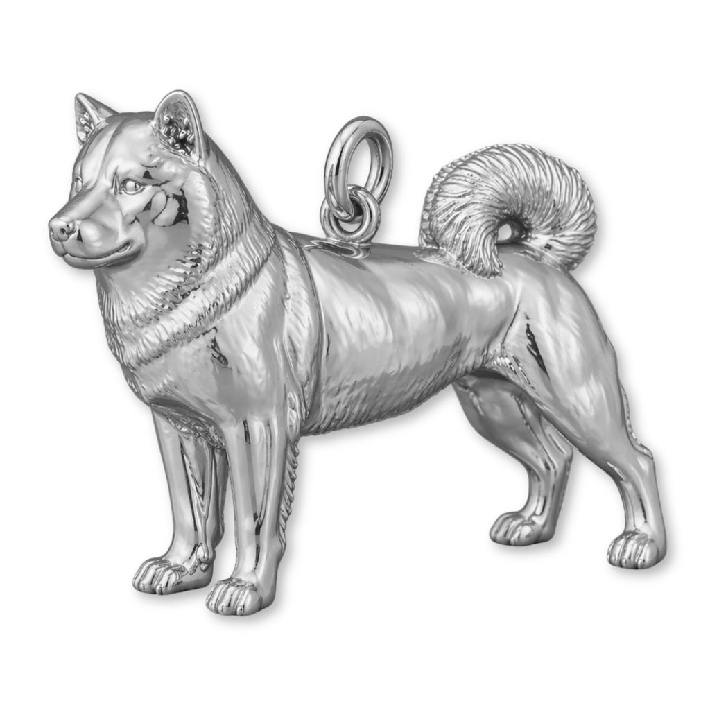 950 Platinum - Shiba Inu Dog Charm