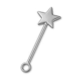 950 Platinum - Fairy Wand Charm