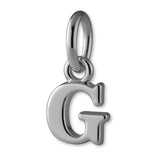 950 Platinum - Petite Letter Charm