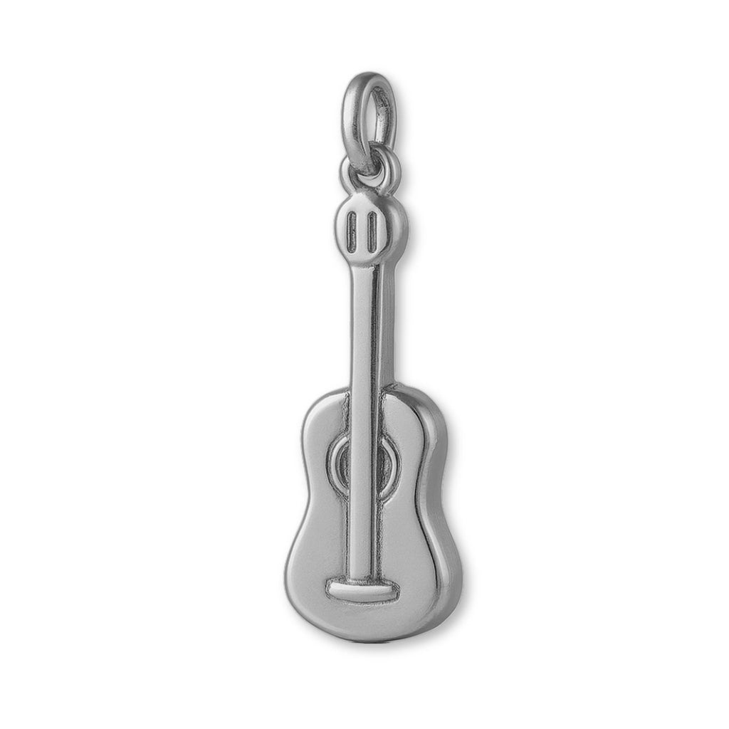 950 Platinum - Minimalist Guitar Charm