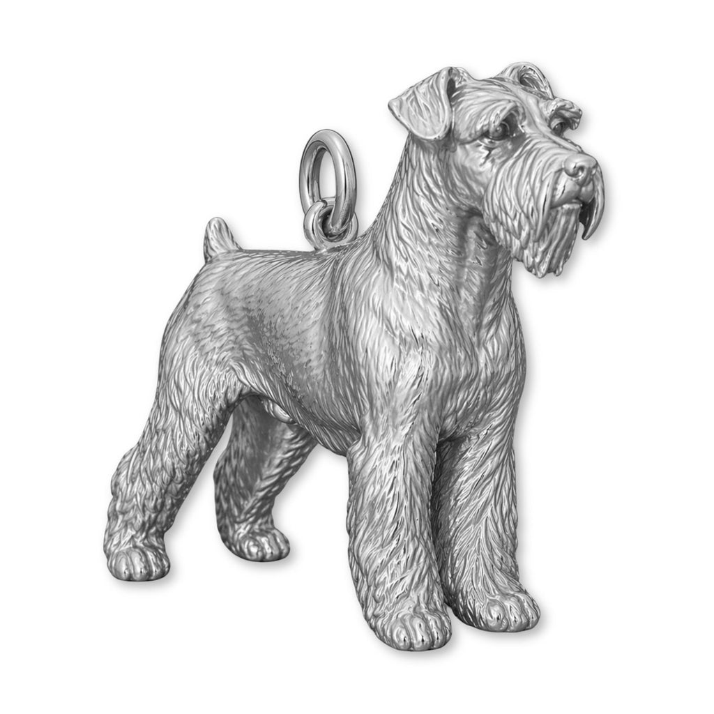 950 Platinum - Miniature Schnauzer Dog Charm