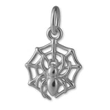 950 Platinum - Spider Web Charm