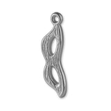 950 Platinum - Masquerade Mask Charm