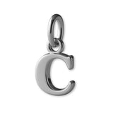 950 Platinum - Petite Letter Charm