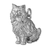 950 Platinum - Persian Cat Charm