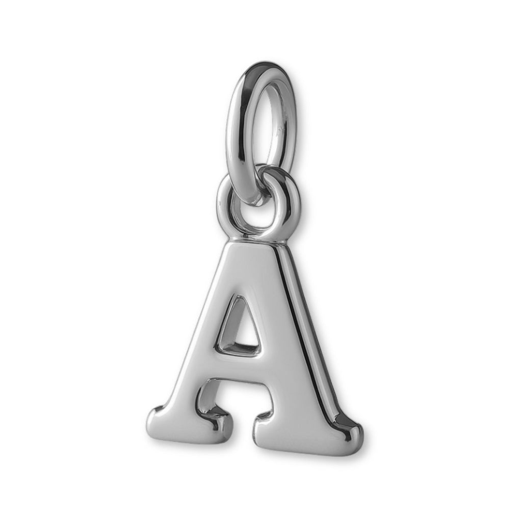 950 Platinum - Petite Letter Charm