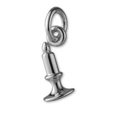 950 Platinum - Vintage Candlestick Charm