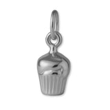 950 Platinum - Mini Cupcake Charm