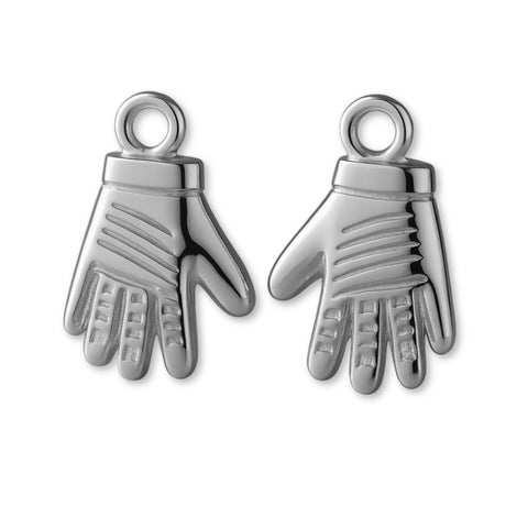 950 Platinum - Racing Gloves Charm