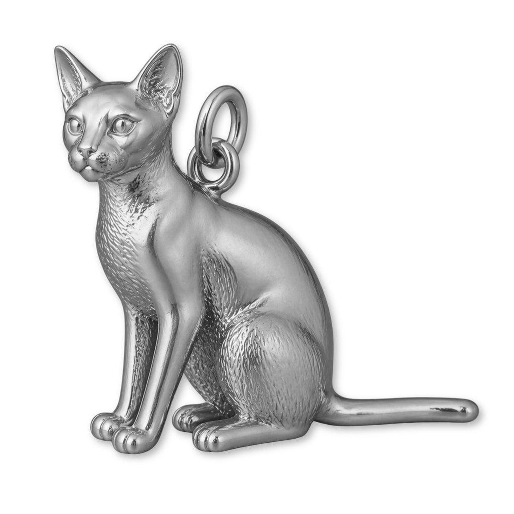 950 Platinum - Abyssinian Cat Charm